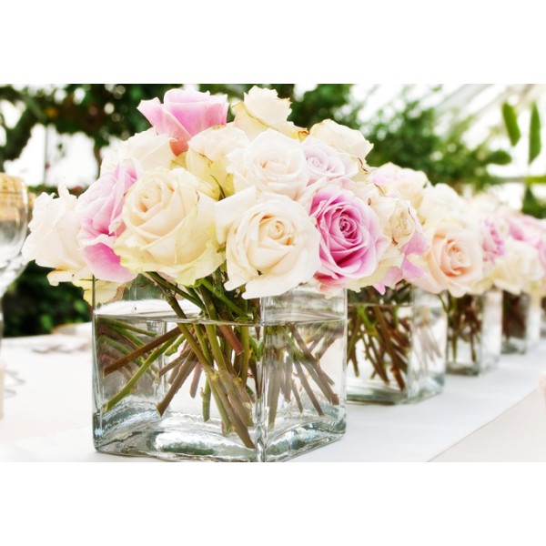 Fleurs décoration table mariage